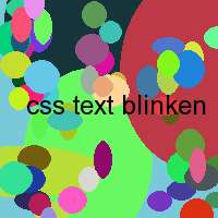 css text blinken